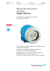 Endress+Hauser iTEMP TMT162C Manual De Instrucciones