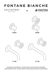 Salvatori FANTINI RUBINETTI P085B Instrucciones De Montaje