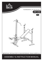 HOMCOM A91-034 Instrucciones De Montaje