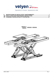 istobal Velyen 4EE0536 Instrucciones De Instalación Y Mantenimiento