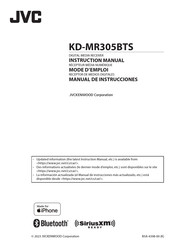 JVC KD-MR305BTS Manual De Instrucciones