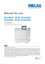 MELAG Vacuklav 40 B+ Evolution Manual De Uso