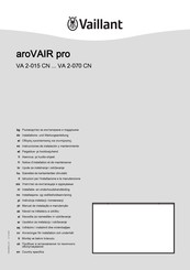 Vaillant aroVAIR VA 2-070 CN Instrucciones De Instalación Y Mantenimiento