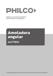 Philco AA711DH Manual De Instrucciones