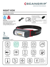 SCANGRIP NIGHT VIEW Manual De Instrucciones