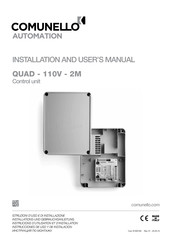 Comunello Automation QUAD-110V-2M Instrucciones De Uso Y De Instalacion