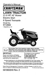 Craftsman 917.25022 Manual Del Operador