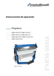 Metallkraft 3772125 Instrucciones De Operación