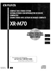 Aiwa XR-M70 Manual De Instrucciones