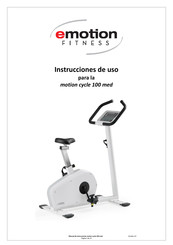 Emotion Fitness motion cycle 100 med Instrucciones De Uso