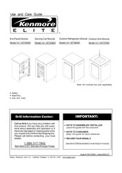 Kenmore ELITE 141.16730900 Guía Para El Uso Y Cuidado