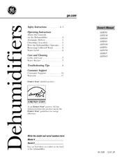 GE AHH40 Manual Del Propietário