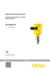 Vega VEGABAR 83 Instrucciones De Servicio