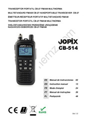 JOPIX CB-514 Manual De Instrucciones