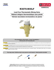 Delta Commercial R3070-MIXLF Manual De Instrucciones