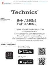 Technics EAH-AZ40M2 Instrucciones Básicas De Funcionamiento