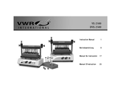 VWR International DVX-2500 Manual De Instruccion