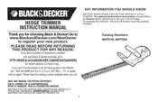 Black and Decker NHT524 Manual De Instrucciones