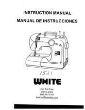 White Sewing 1521 Manual De Instrucciones