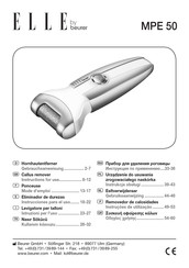 Beurer Elle MPE 50 Instrucciones Para El Uso