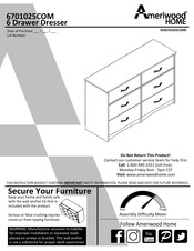 Ameriwood HOME 6701025COM Manual Del Usuario