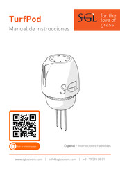 SGL TurfPod Manual De Instrucciones