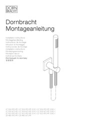 Dornbracht 27 803 660-FF 0010 Instrucciones De Montaje