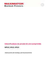 Maximator SPLV2 Instrucciones De Montaje Y De Funcionamiento