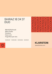 Klarstein SHIRAZ 24 DUO Manual