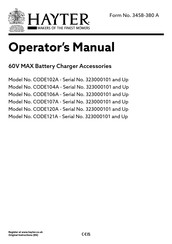 Hayter CODE107A Manual Del Operador