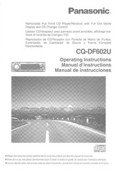 Panasonic CQ-DF602U Manual De Instrucciones