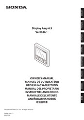 HONDA marine Assy 4.3 Manual Del Propietário