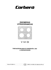 CORBERO V 141 DI Instrucciones Para La Instalación, Uso Y Mantenimiento