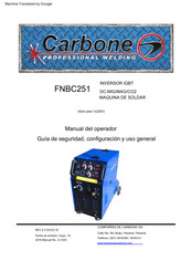 CARBONE FNBC251 Manual Del Operador