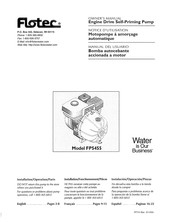 Flotec FP5455 Manual Del Usuario