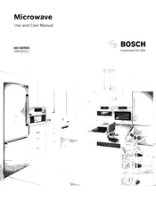 Bosch HMV5052U Manual Del Usuario