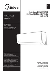 Midea MSAGFC-09H-01F Manual De Usuario