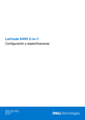 Dell Latitude 9440 2-in-1 Configuración Y Especificaciones