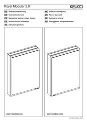 KEUCO Royal Modular 2.0 Manual De Instrucciones De Uso