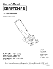 Craftsman 247.37000 Manual De Instrucciones