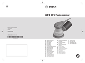 Bosch GEX 125 Professional Manual Original