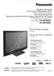 Panasonic TH-50PZ850 Manual De Instrucciones