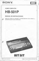 Sony HB-501P Manual De Instrucciones