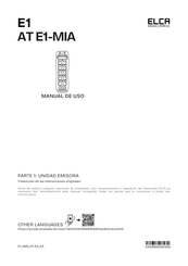 ELCA E1-MIA Manual De Uso