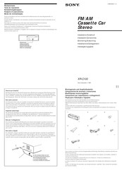 Sony XR-C100 Instalación / Conexiones
