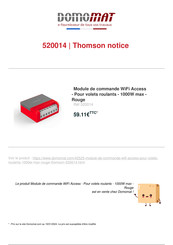 THOMSON 520014 Guía Rápida