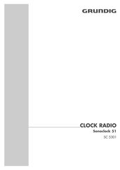 Grundig Sonoclock 51 SC 5301 Manual Del Usuario