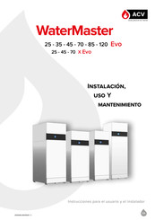 ACV WaterMaster 120 Evo Instrucciones Para El Usuario Y El Instalador