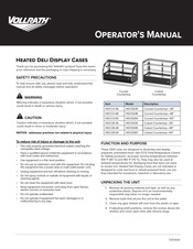 Vollrath HDC9236 Manual Del Operador