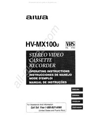 Aiwa HV-MX100 Instrucciones De Manejo